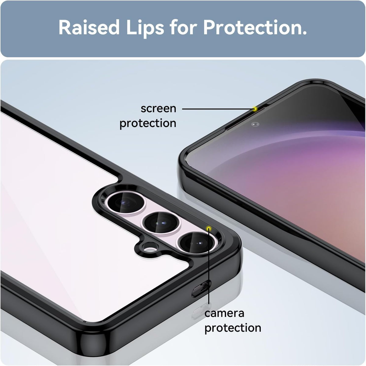 Samsung Galaxy A56 Hoesje - Zwart - Armor Back Cover