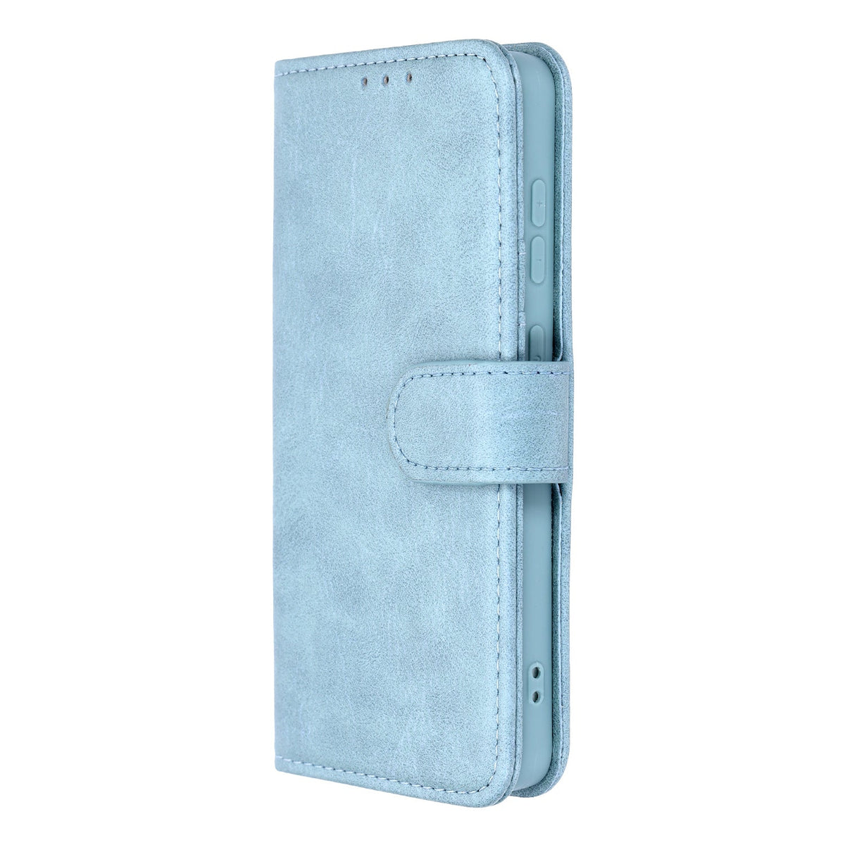Samsung Galaxy A37 Hoesje - Licht Blauw - Luxe Kunstlederen Portemonnee Bookcase