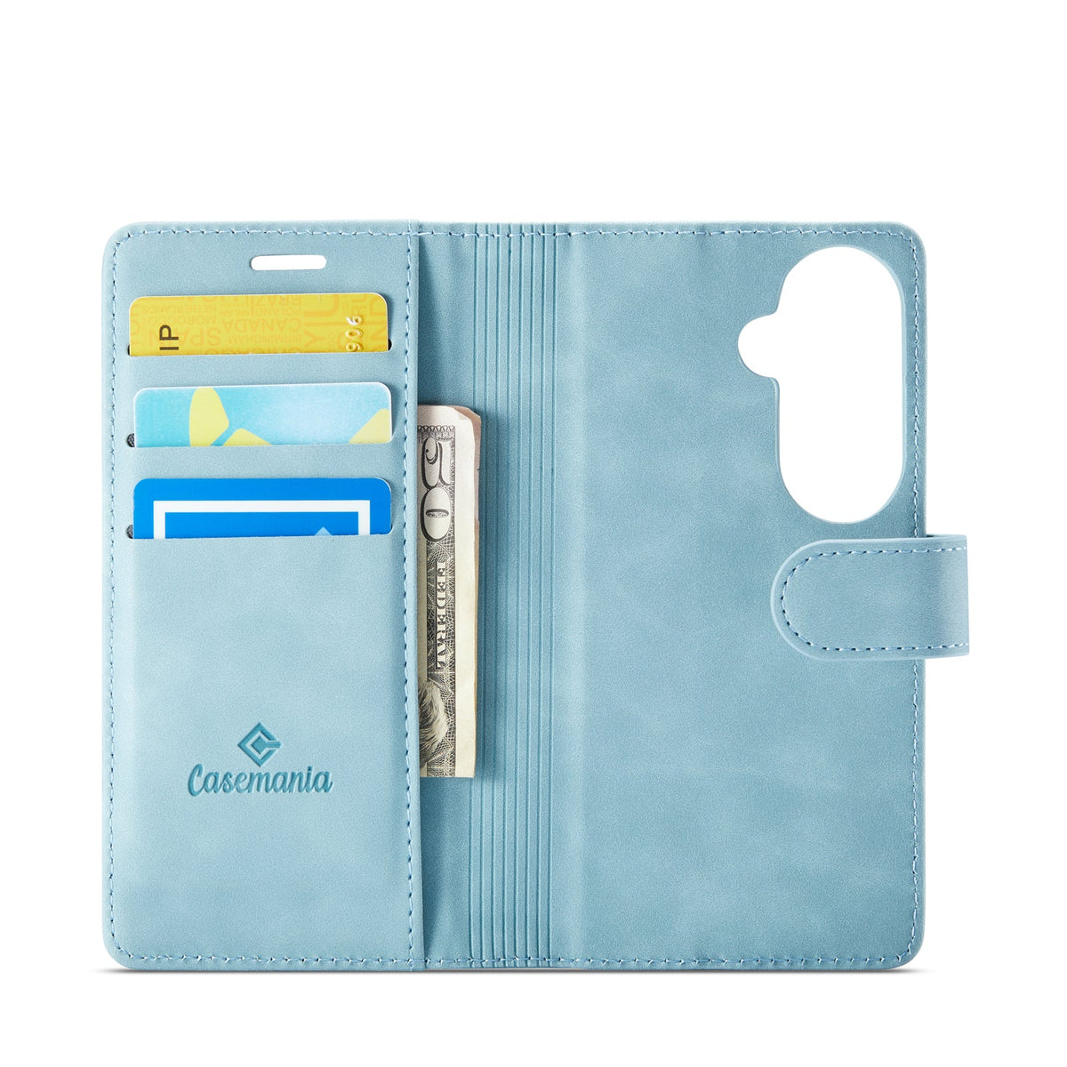 Samsung Galaxy A57 Case - Aqua Blue - 2-in-1 MagSafe Wallet Case