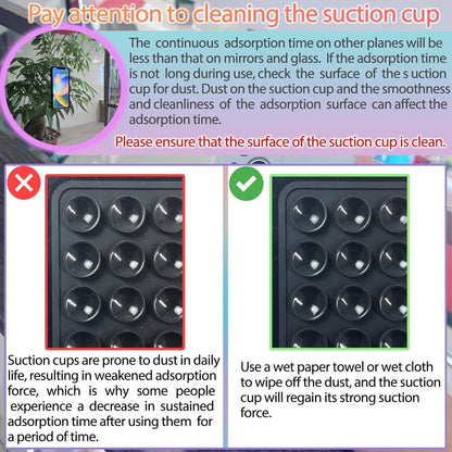 Casemania Double-Sided Silicone Suction Cup for Mobile Phones - Turquoise