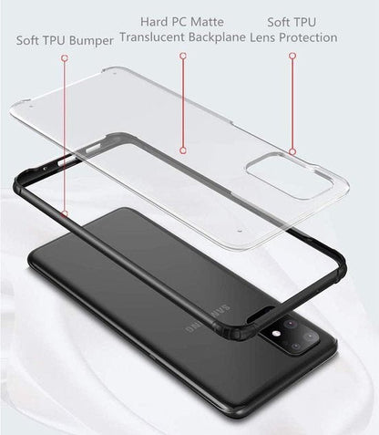 Samsung Galaxy S20 Plus Hoesje - Zwart - Anti Slip Back Cover