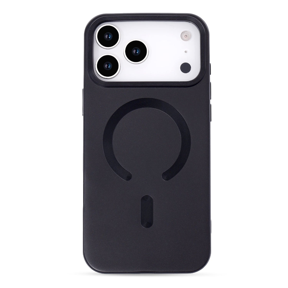 Apple iPhone 18 Pro Max Hoesje - Zwart - Matte Siliconen MagSafe Back Cover