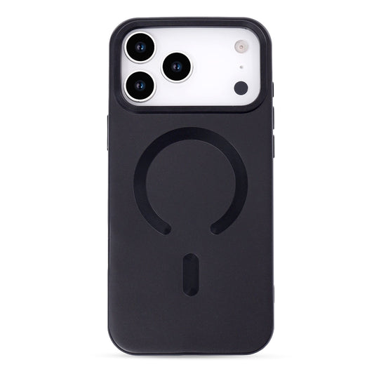 Apple iPhone 18 Pro Hoesje - Zwart - Matte Siliconen MagSafe Back Cover