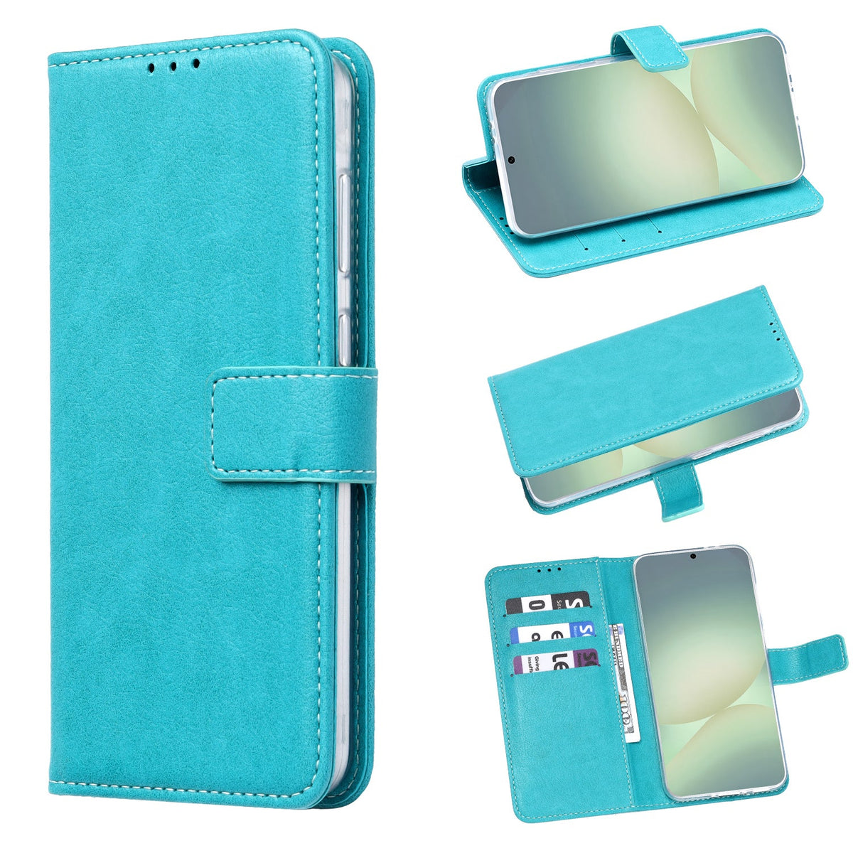 Samsung Galaxy S26 Hülle - Türkis - Bookcase