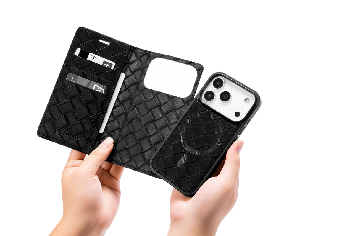 Apple iPhone 17 Pro Case - Onyx Black - 2-in-1 Wallet Case