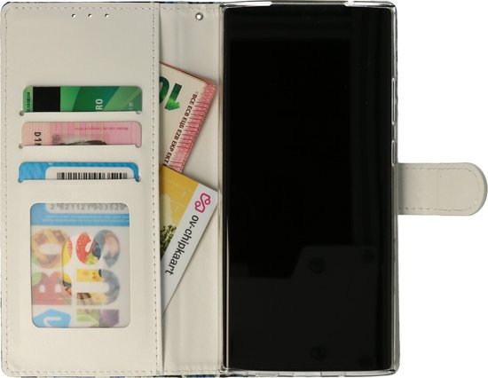 Samsung Galaxy A23 Hoesje - Tropische Bloemen - Print Bookcase