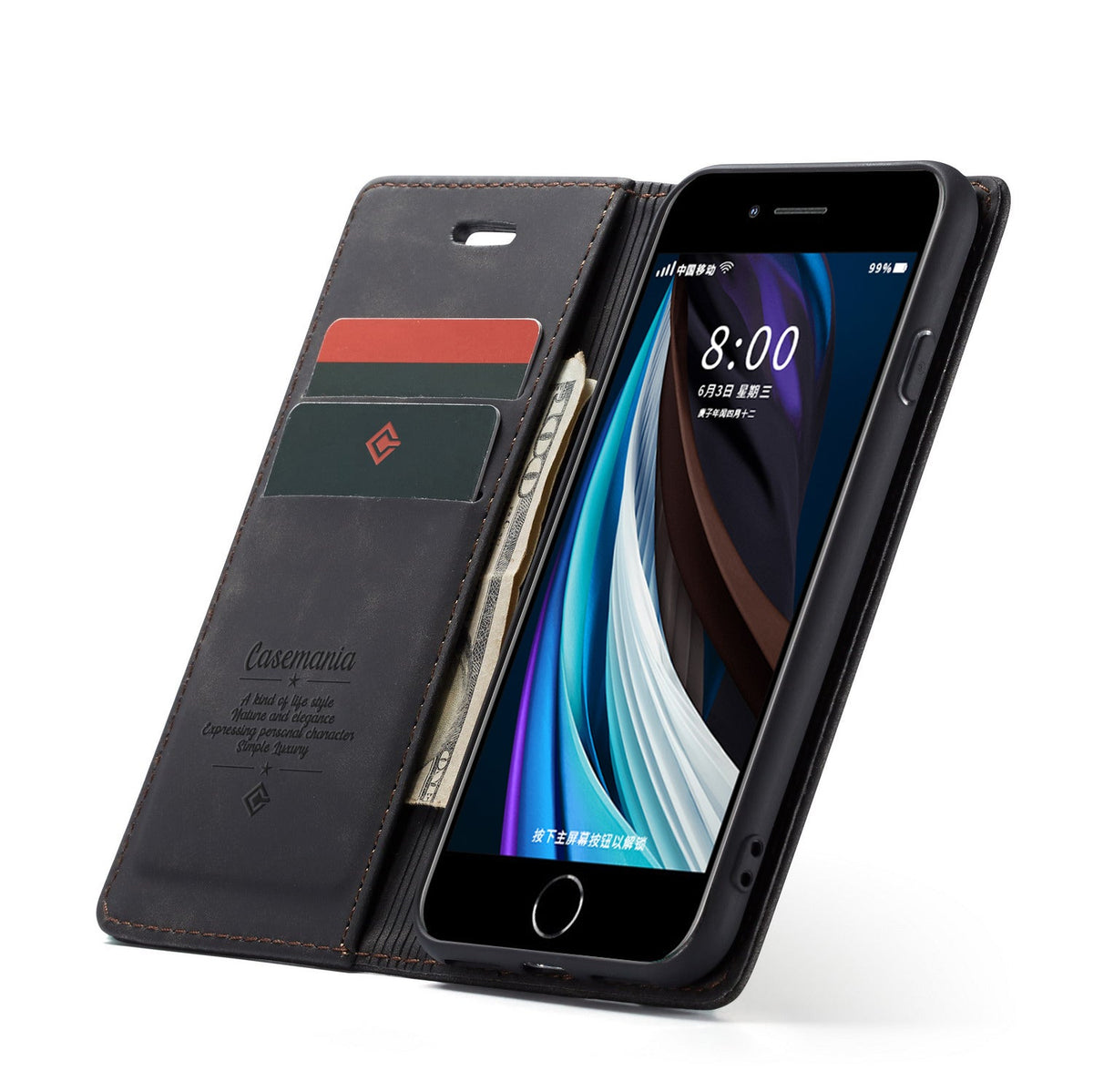 OnePlus Nord CE5 Hoesje - Charcoal Gray - Dunne Bookcase