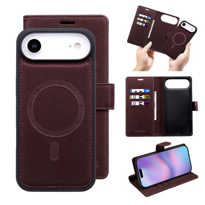 Apple iPhone Air Hoesje - Bordeaux - 2 in 1 Velvet Bookcase