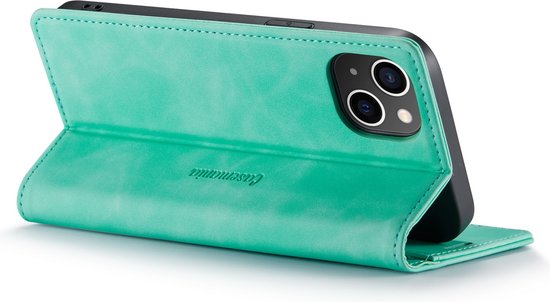Apple iPhone 14 Plus Hoesje - Tropical Mint - Dunne Bookcase