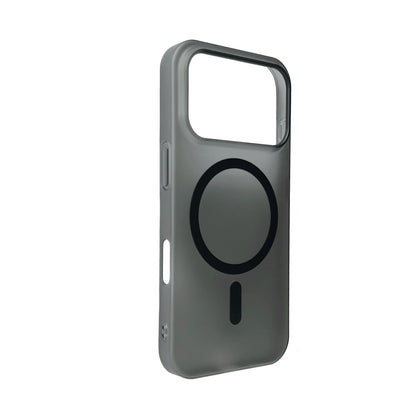 Apple iPhone 18 Pro Hoesje - Zwart - Frosted Matte Hardcase MagSafe Back Cover