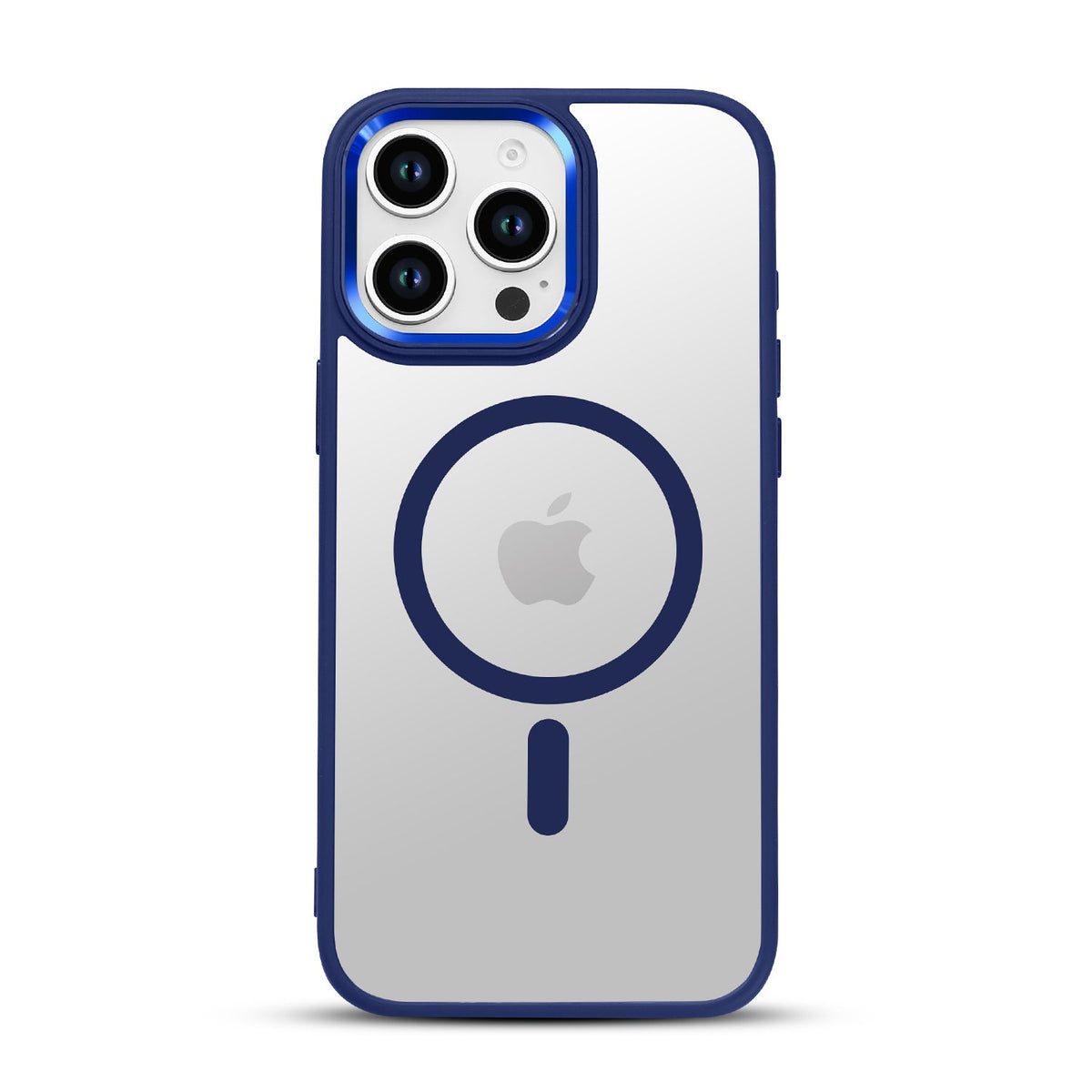 Apple iPhone 16 Pro Case - Blue - Bumper MagSafe Back Cover