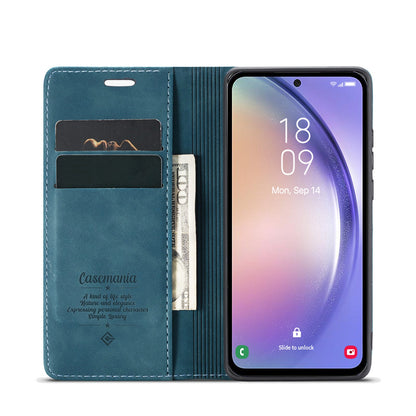 Samsung Galaxy A14 4G Hoesje - Emerald Green - Dunne Bookcase