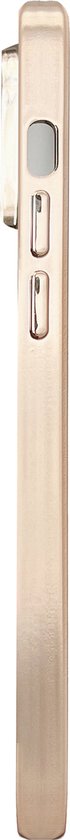 Apple iPhone 14 Hoesje - Goud - Glitter Back Cover