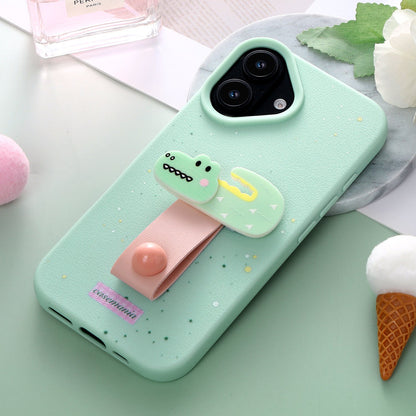 Apple iPhone 16 Hoesje - Groen - Siliconen Back Cover
