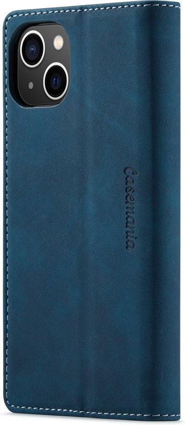 Apple iPhone 13 Case - Navy Blue - Slim Wallet Case