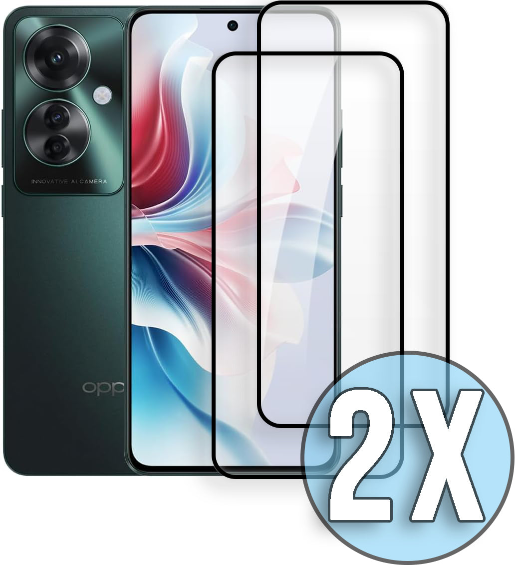 Oppo Reno 11F Screen Protector - Full Cover - 2 Pieces