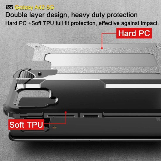 Coque Samsung Galaxy A42 5G - Noir - Housse de protection antichoc