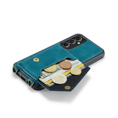 Samsung Galaxy A14 4G Hoesje - Emerald Green - Luxe Back Cover met Telefoonkoord