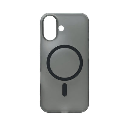 iPhone 17 Hoesje - Zwart - Frosted Matte Hardcase MagSafe Back Cover