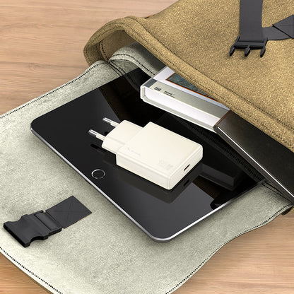 Hoco 30W USB-C Schnellladegerät mit USB-C-Kabel 1m - Weiß