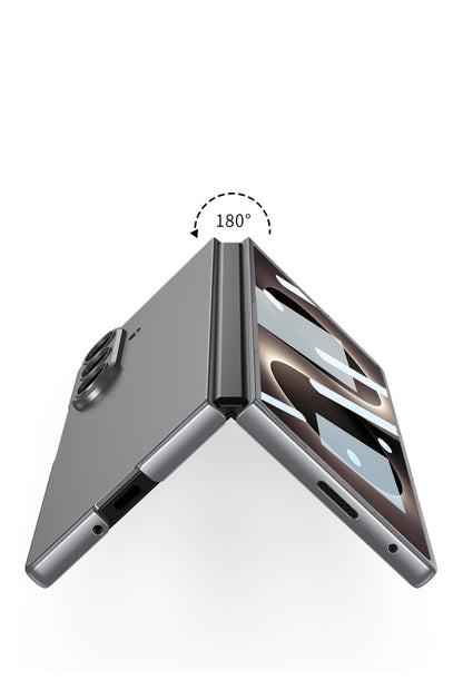 Samsung Galaxy Z Fold8 / Fold 7 Hoesje - Grijs - Ultradun Back Cover met Ingebouwde Screenprotector