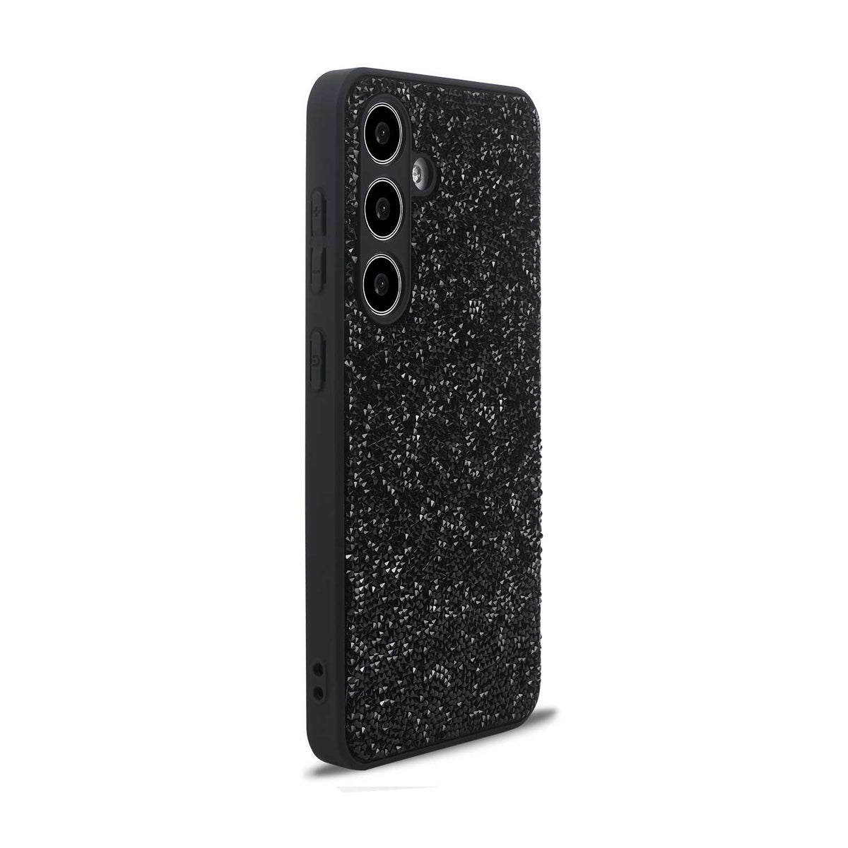 Samsung Galaxy S24 Hoesje - Zwart - Diamant Glitter Back Cover