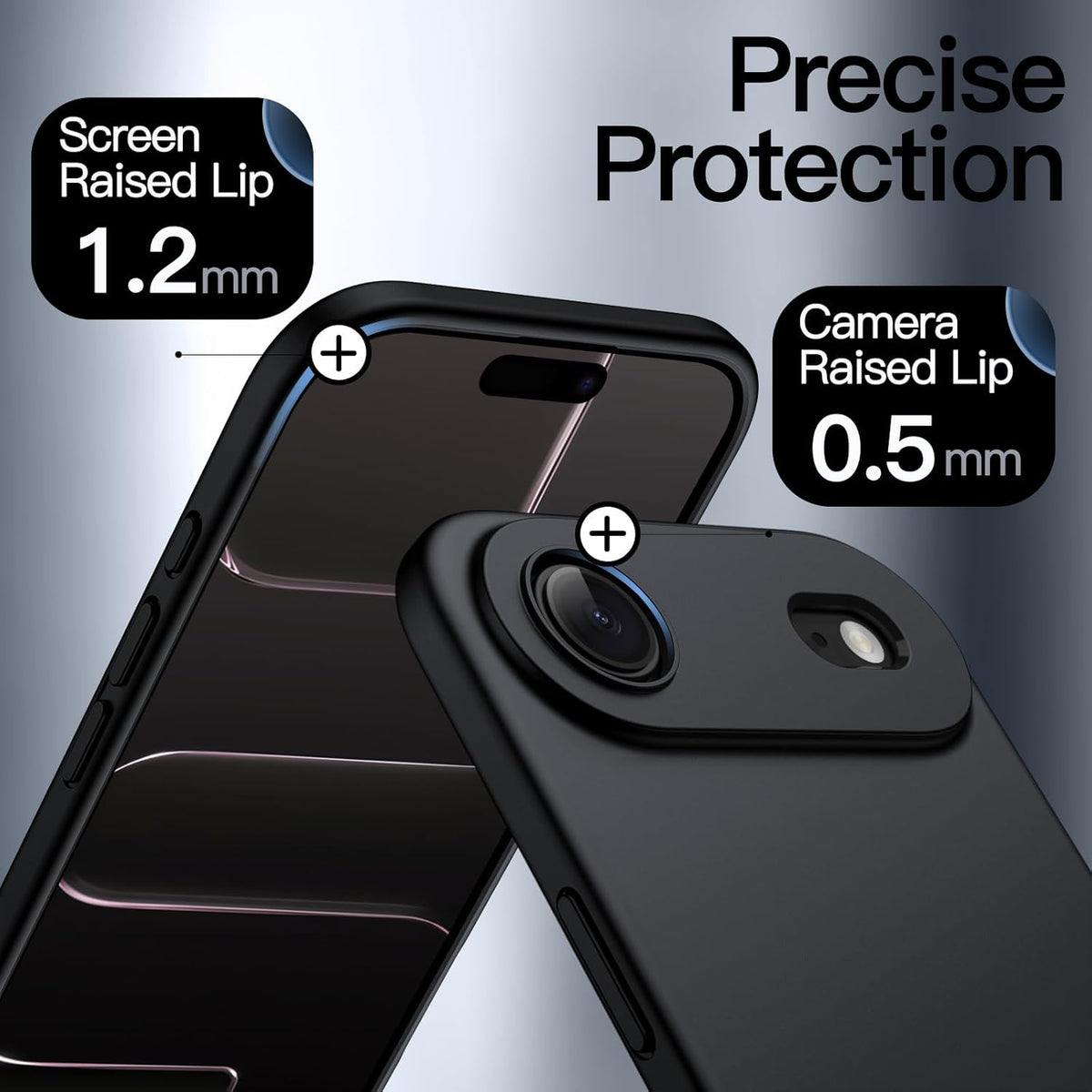 iPhone 17 Air Hoesje - Zwart - Siliconen Back Cover