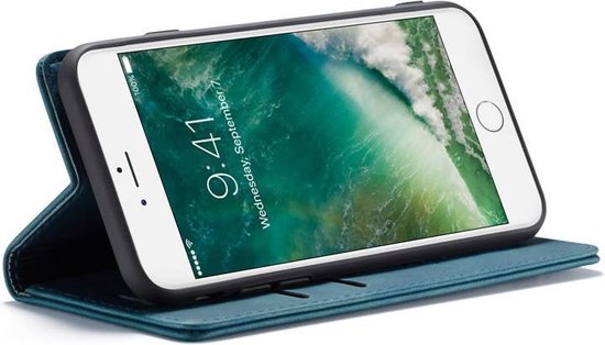 Apple iPhone SE (2020) Hoesje - Emerald Green - Dunne Bookcase