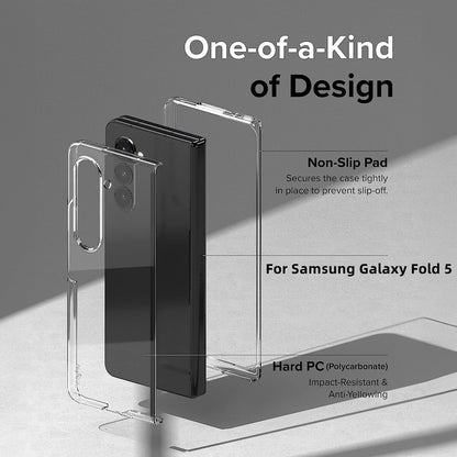 Samsung Galaxy Z Fold 5 Hoesje - Transparant - Siliconen Back Cover