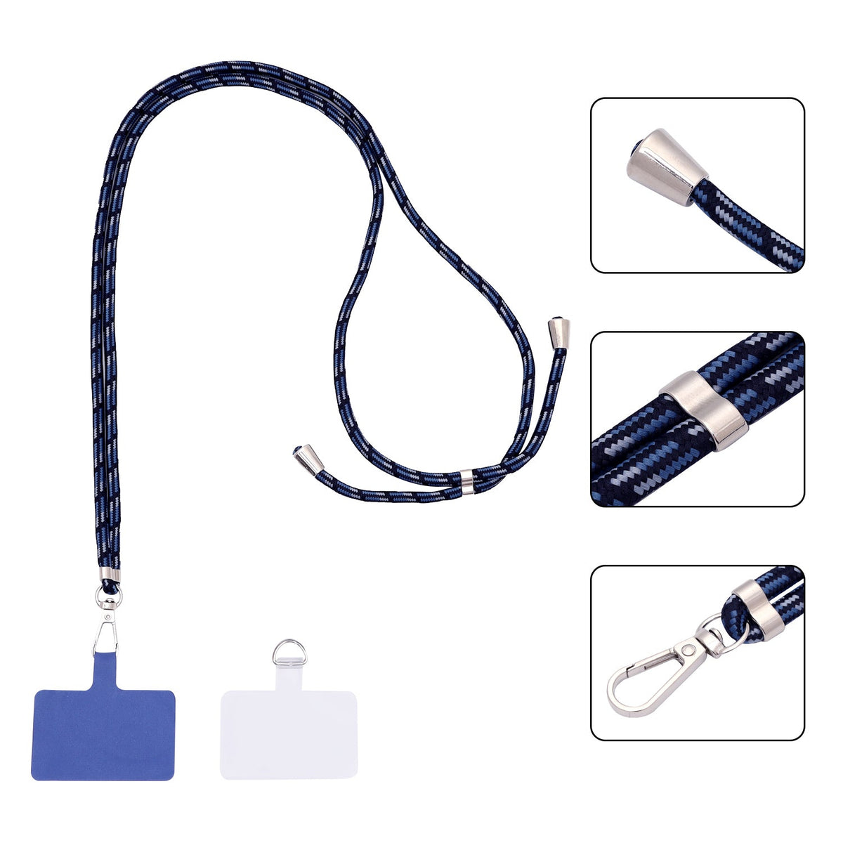 Crossbody Telefoonkoord - Navy Blue