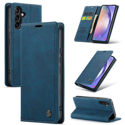 Samsung Galaxy A34 5G Hoesje - Navy Blue - Dunne Bookcase