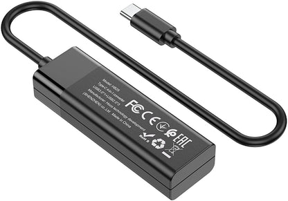 Hoco 4 in 1 Poort USB Hub - Type C naar 1X USB-A 3.0 en 3X USB-A 2.0