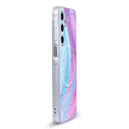Samsung Galaxy S25 FE Hoesje - Unicorn - Marmer Glitter MagSafe Back Cover