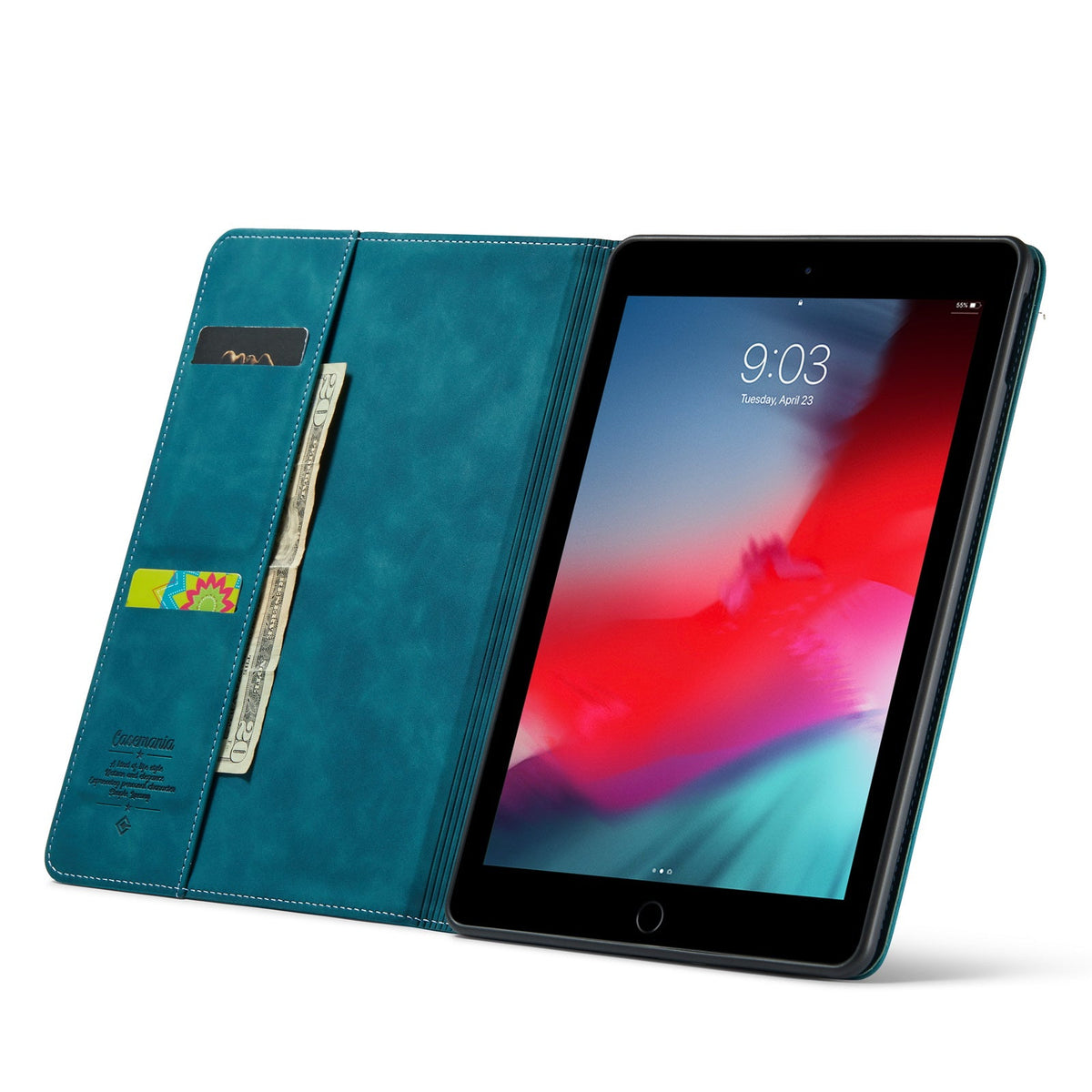 Apple iPad 8 10.2 (2020) Tablethoes - Emerald Green - Draaibare Bookcase