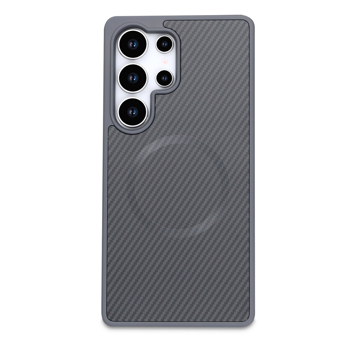 Samsung Galaxy S25 Ultra Hoesje - Grijs - Carbon MagSafe Back Cover
