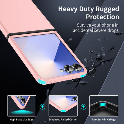 Samsung Galaxy Z Flip 7 Hoesje - Roze - Liquid Siliconen Back Cover