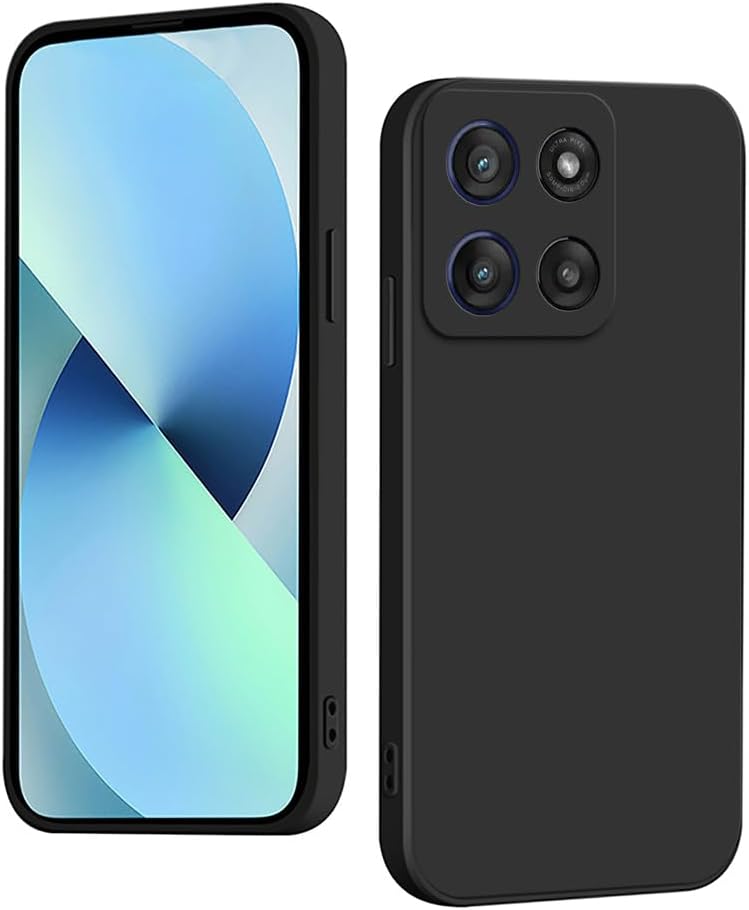 Motorola G86 5G Hoesje - Zwart - Siliconen Back Cover