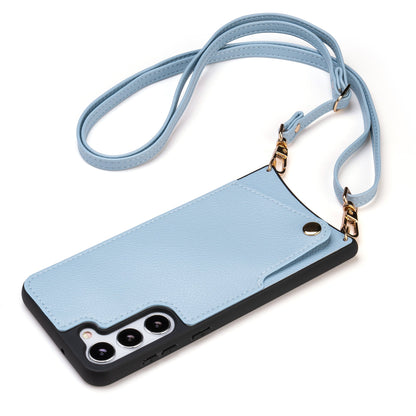 Samsung Galaxy S23 Hoesje - Bandje - Blauw Back Cover