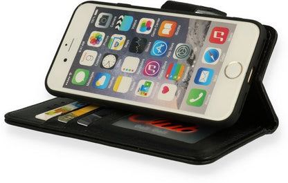 Apple iPhone SE (2020) Hoesje - Zwart - Luxe Bookcase