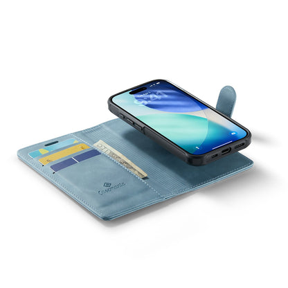 Apple iPhone 17 Hülle - Aqua Blue - Luxus-2-in-1-MagSafe-Klapphülle mit Kartenfach