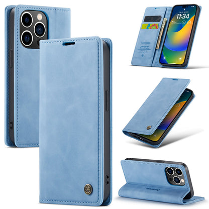 Apple iPhone 15 Pro Max Hoesje - Sky Blauw - Dunne Bookcase