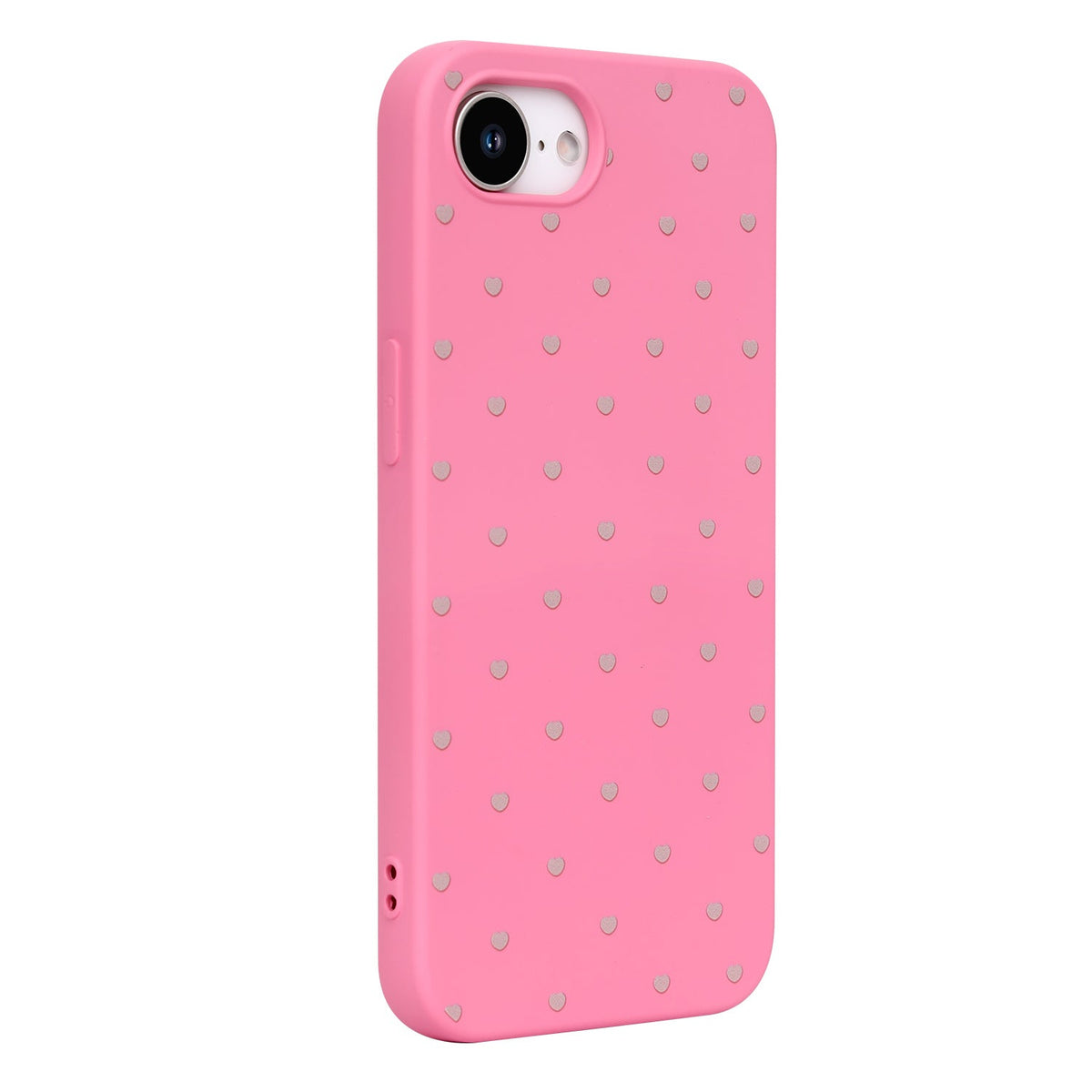 Apple iPhone 16e Case - Neon Pink - Hearts Back Cover