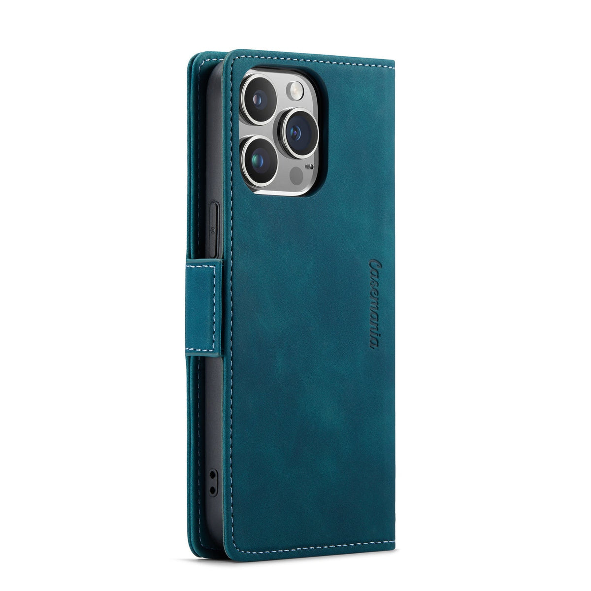 Apple iPhone 15 Pro Max Hülle - Emerald Green - Portemonnaie-MagSafe-Klapphülle mit Kartenfach