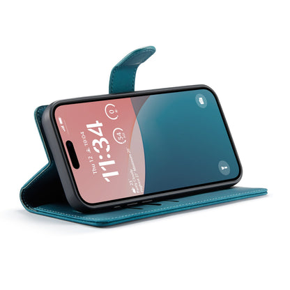 Apple iPhone 16 Plus Hülle - Emerald Green - 2-in-1 Klapphülle mit Kartenfach