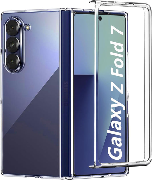 Samsung Galaxy Z Fold 7 Hoesje - Transparant - Anti-Shock Back Cover