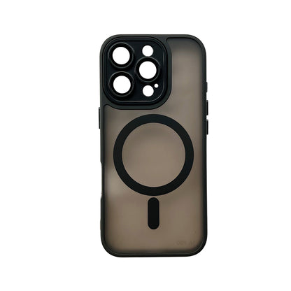 Apple iPhone 16 Pro Max Case - Black - Matte Armour MagSafe Back Cover with Camera Protection