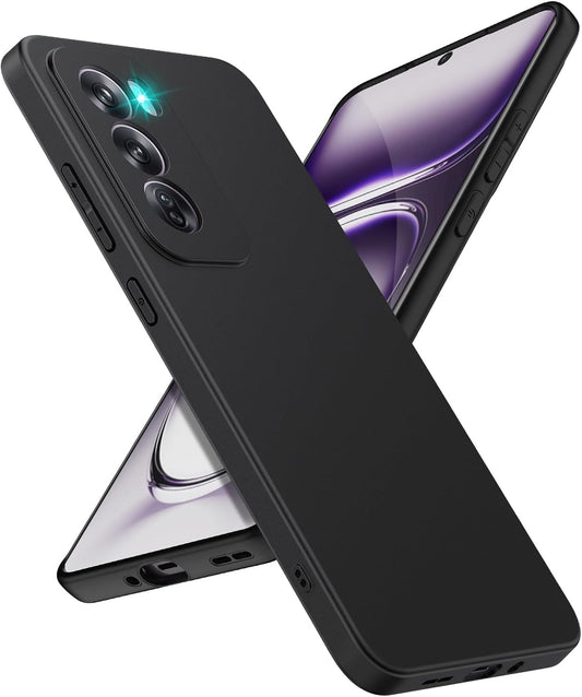 Oppo Reno 12 Hülle - Schwarz - Silikon-Backcover