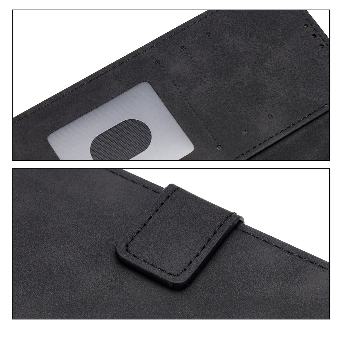 Samsung Galaxy A18 / A17 Hoesje - Charcoal Gray - Portemonnee Bookcase