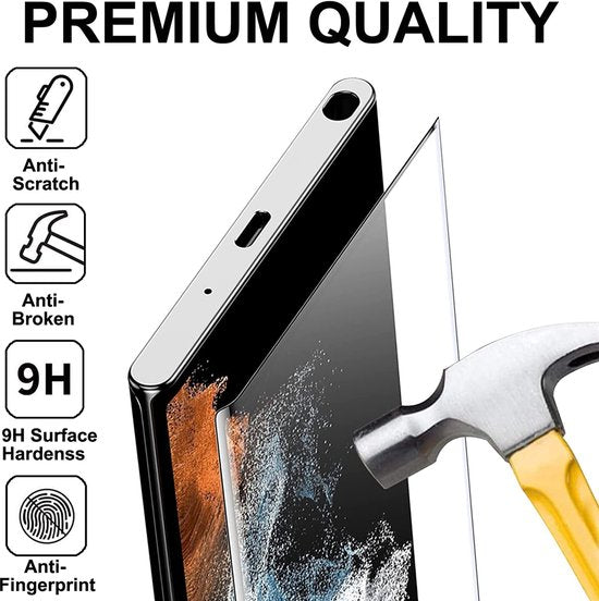 Samsung Galaxy S23 Ultra Screen- en Cameraprotector - 2 Stuks