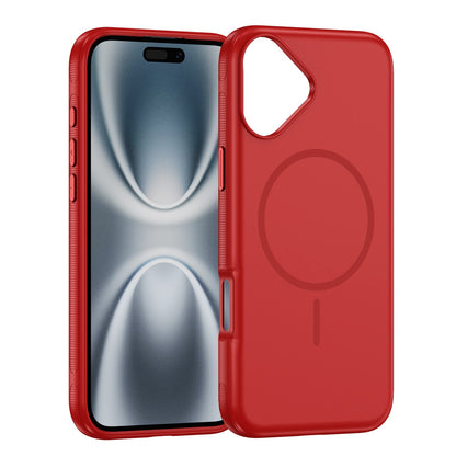 Apple iPhone 17 Hülle - Rot - Liquid-Silikon-MagSafe-Backcover